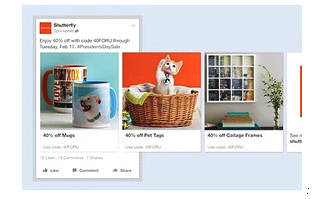 Facebook周二推出產(chǎn)品展示廣告服務，直面挑戰(zhàn)谷歌廣告霸主地位